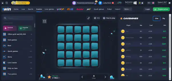 1win Mines Pro
