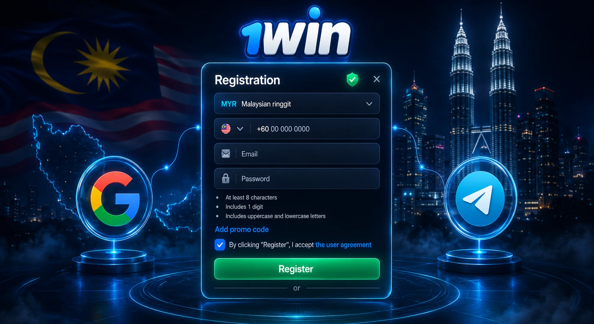 How to Create 1win Online Casino Account and Register Safely