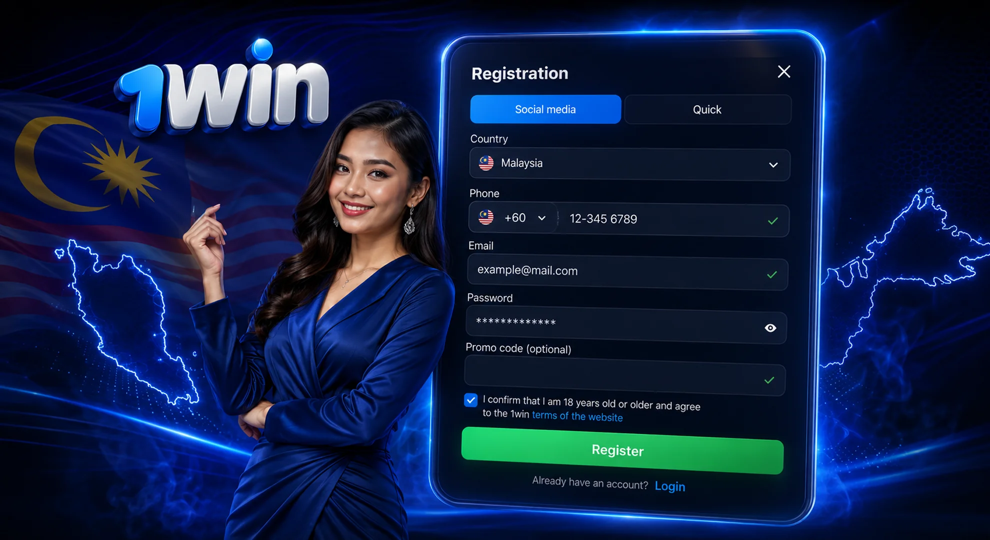 Why register a 1win real money account for players in Malaysia 2026