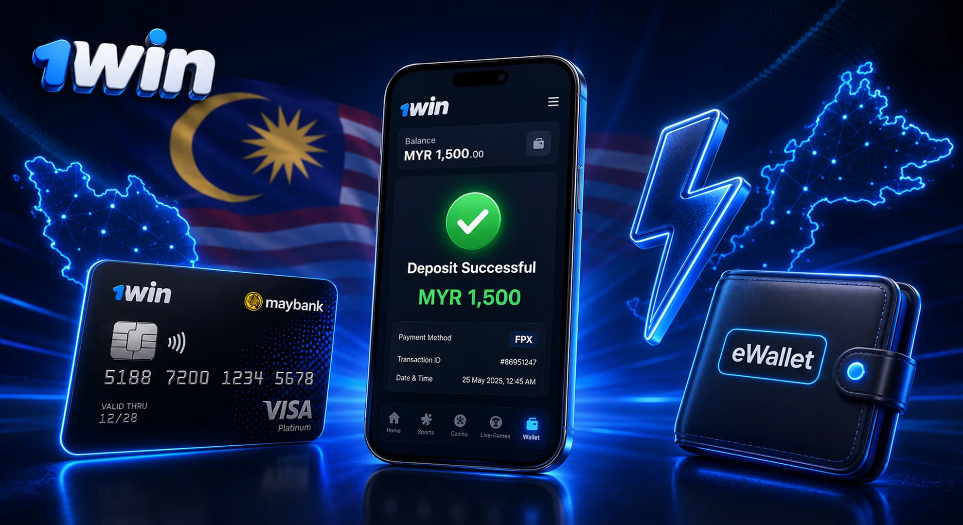 Fast and secure financial payment methods on 1win Malaysia