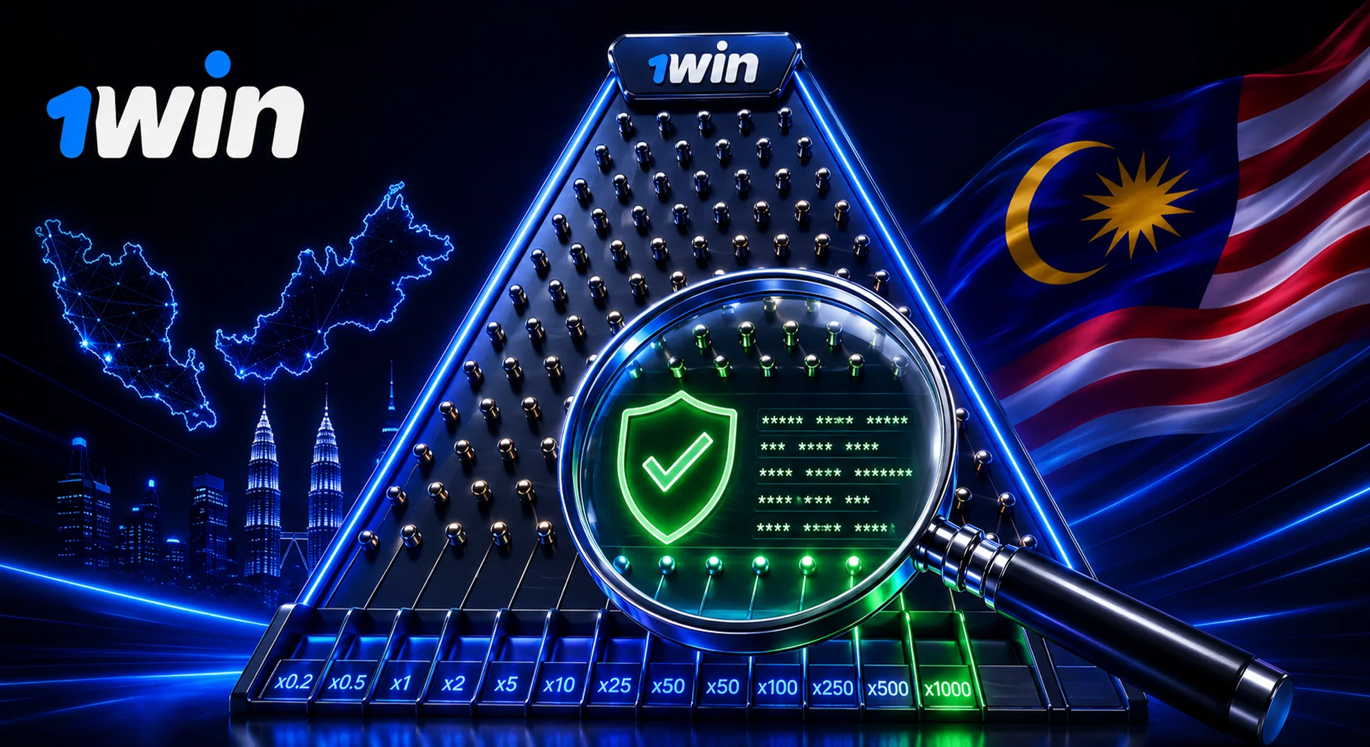 1win Plinko provably fair technology and security verification 2026